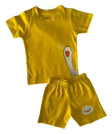 Yellow Duck Kids Cotton Coord Set