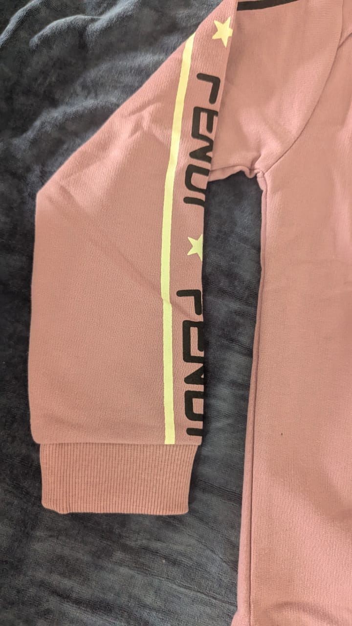 FENDI PASTEL PINK FULLSLEEVE SET